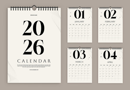 Calendar Design Template