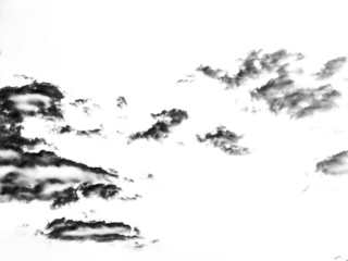 Transparent overlay background of a sky fluffy clouds texture 