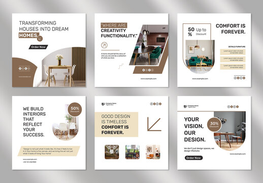 Interior Design Furniture Social Media Post