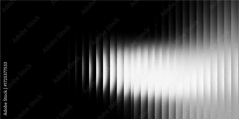 Wall mural abstract vector background of glowing rainbow color lines forming a vibrant, digital wave pattern ag