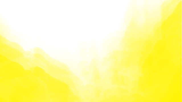 Soft yellow dust smoke fog mist powder cloud abstract texture overlay brush effect isolated PNG on transparent background