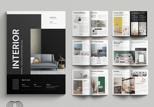 Interior Brochure Layout