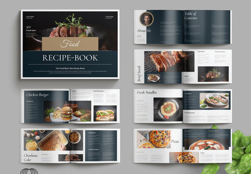 Recipe Book Template Landscape