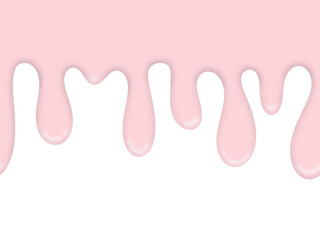 Pink Paint Liquid Dripping Design