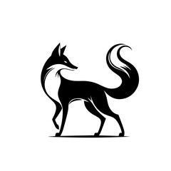 Wild Fox Vector Illustration – Majestic Forest Predator Design