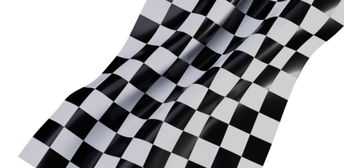 High-quality checkered flag image. Perfect for race, sports, victory, finish line concepts.