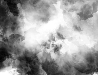 Black and white mixed smoke dust fog mist powder cloud abstract texture overlay brush effect isolated PNG on transparent background