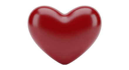 Isolated red heart symbol, simple design, love, romance, valentine, health care theme