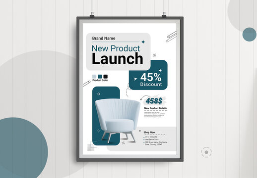 New Product Launch Poster Design