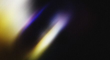 Light leak art overlay on black background. Abstract Light leak overlay to beautify your images. Gradient light for your photo filter effect. Wallpaper. Dusty, noisy, film grain