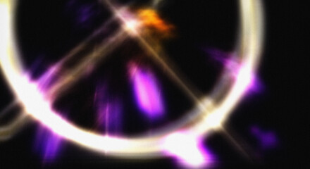 Abstract light overlay background with glowing flares, soft dust particles, film grain and digital noise. Perfect as a visual effect for overlays, graphics, retro film style, and creative edits.
