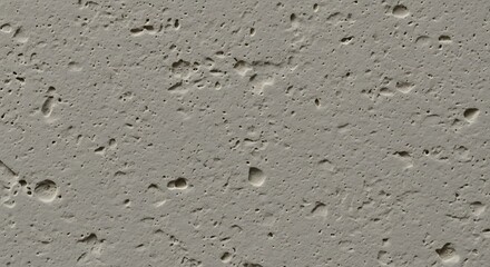 Close-up of a textured, light gray surface with a rough, porous appearance.  Small holes and irregularities are visible throughout