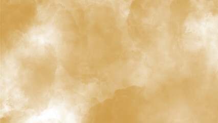 Golden brown dust smoke fog mist powder cloud textured overlay abstract brush effect isolated PNG on transparent background