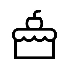 birthday cake isolated on white