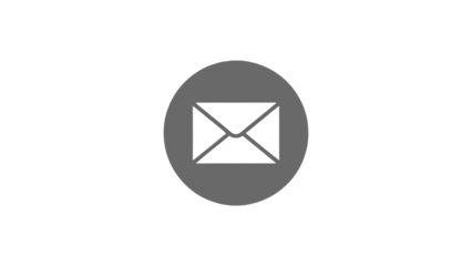 Modern envelope icon symbolizing communication and digital messages