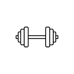 Gym weight icon logo flat vector design