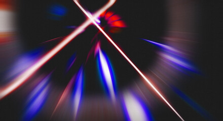Colorful smeared shining light glowing leaks, noise, dust and grain. Ideal as background overlays, dreamy visual layers, or atmospheric motion design elements for video projects and digital art.