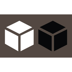 Geometric Cubes: A striking visual of a white and a black cube, set against a subtle backdrop. These geometric shapes symbolize balance, simplicity, and modern design aesthetics.