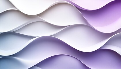 Serene Wavy Abstract Background in Pastel Lavender Hue with Geometric Textured Artwork Design
