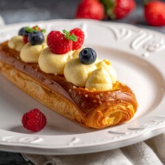 Sweet pastry with berries (1)