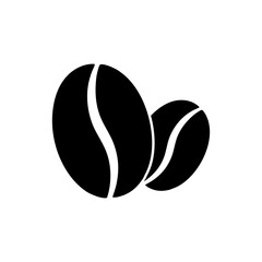 Coffee Bean Icon – Roasted Arabica Seed Vector Illustration