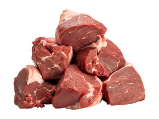 Meat beef isolated on transparent background