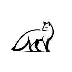 Wild Fox Vector Illustration – Majestic Forest Animal Design