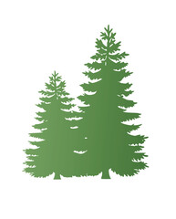 christmas tree vector illustration