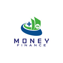 Cash Money Simple Logo Design Template Digital Payment Investing Finance Illustration