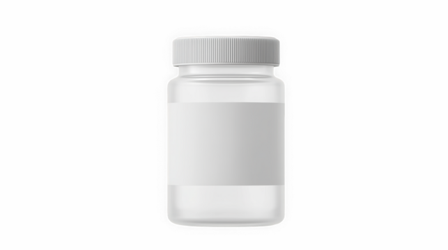 Clear jar centered layout on black background