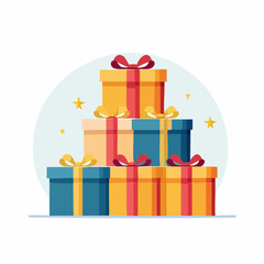 Assortment of Wrapped Gifts for Special Occasion