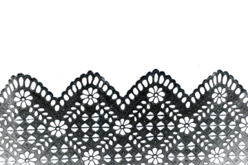 Transparent overlay background of a lace lacy fabric weaved texture