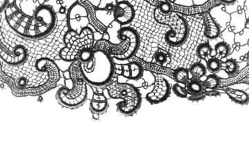 Transparent overlay background of a lace lacy fabric weaved texture