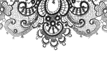 Transparent overlay background of a lace lacy fabric weaved texture