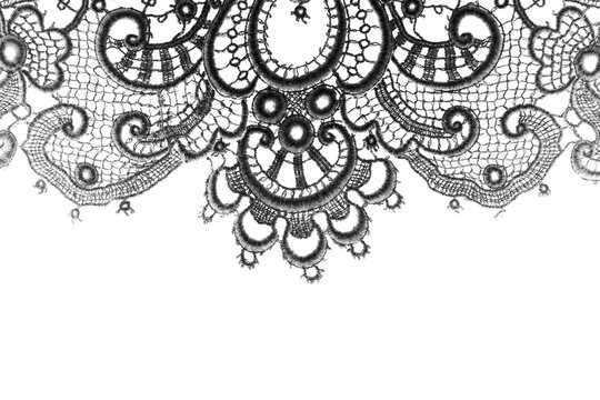 Transparent overlay background of a lace lacy fabric weaved texture
