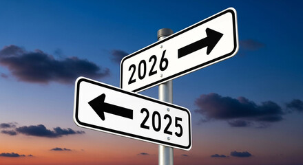 2025 vs 2026 Direction Signpost - Future Planning