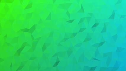  Green to blue gradient formed by triangular facets. Ideal for technology, nature, wellness, and modern design projects, presentations, and branding seeking dynamic color harmony.