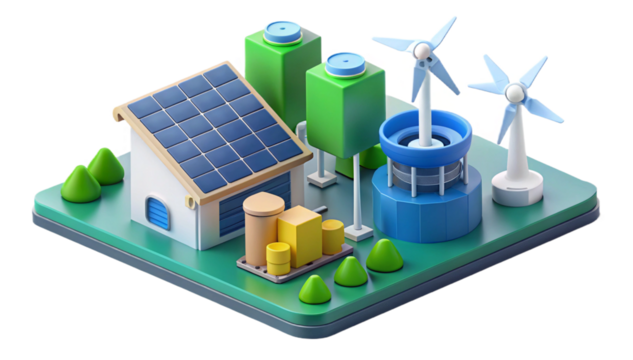 solar power station - Powered by Adobe