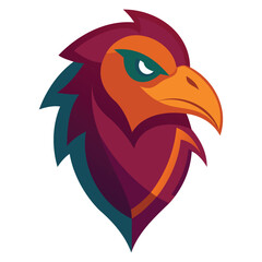 Aggressive Vulture Head Graphic