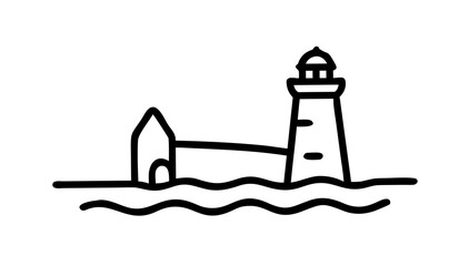 lighthouse on the beach