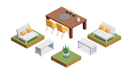 vector isometric house