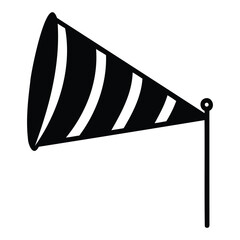 Classic Windsock Silhouette Design