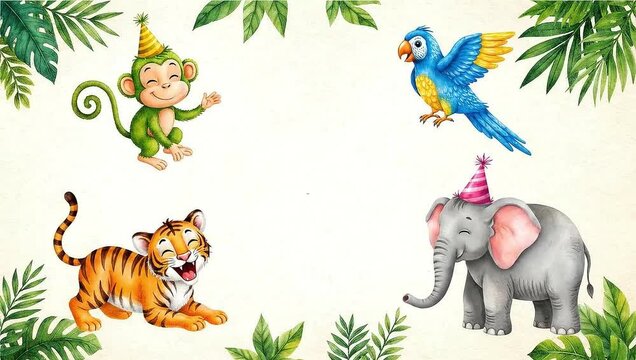 wild animals in the jungle video