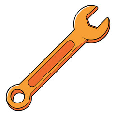 Classic Wrench Illustration