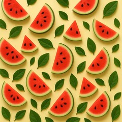 watermelon seamless pattern