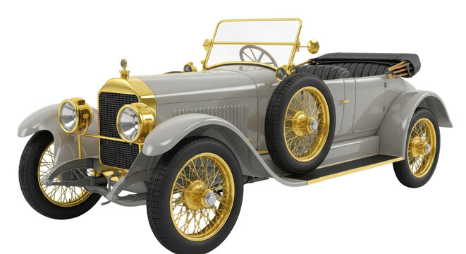 Fototapeta Isolated Vintage Car
