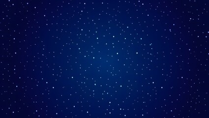 Deep space starfield with a gradient of dark blue hues and scattered white stars