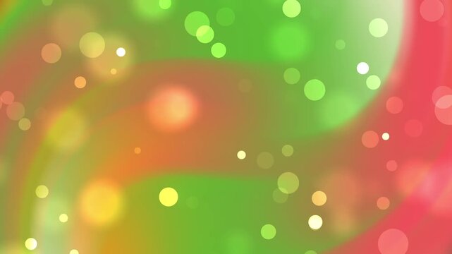 Abstract design with blurred circles in green and red, perfect for backgrounds, digital art projects, websites, and contemporary graphic designs. - Powered by Adobe