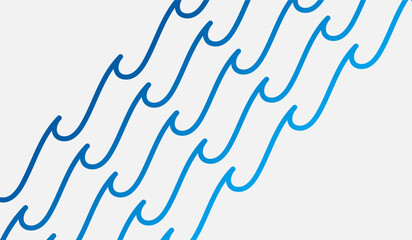 Rippling Waves of Aqua: A graceful dance of flowing waves in shades of aqua blue, each curve whispering of fluidity and movement. Capturing the essence of the ocean's breath