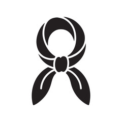 Silk Scarf Classic Solid Fabric Icon